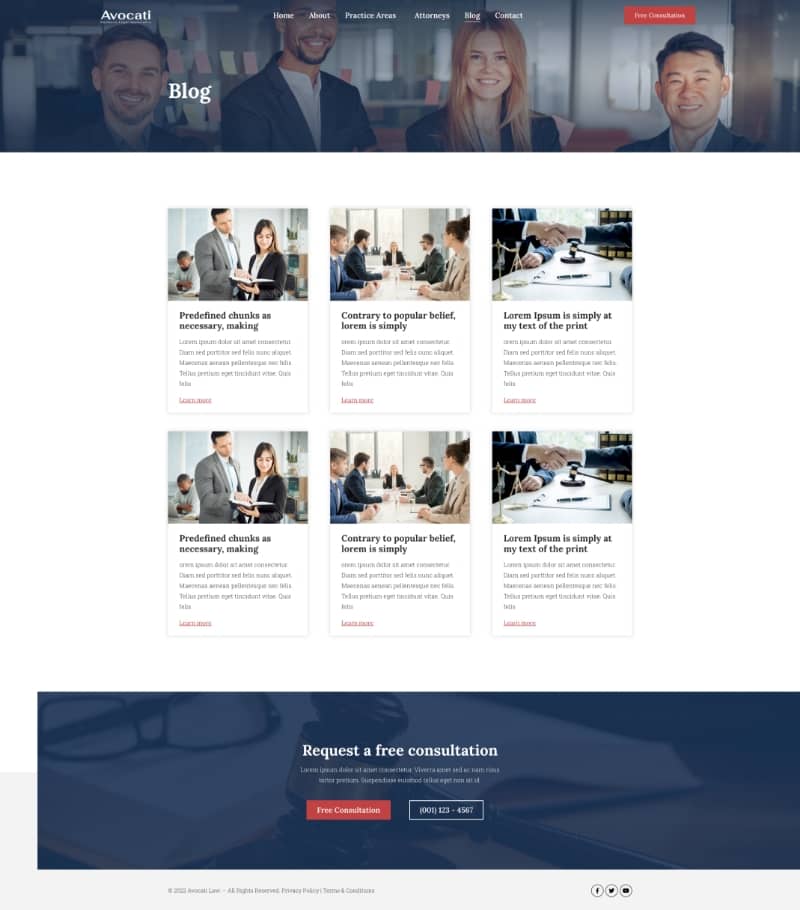 Template Avocati - Imagem 5