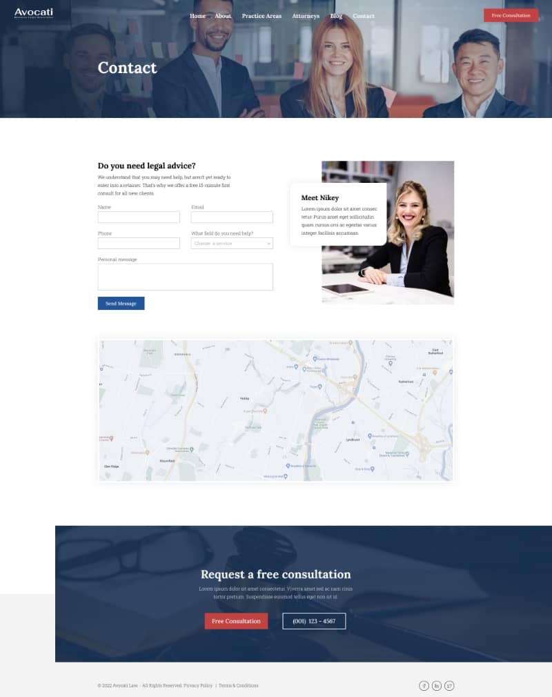 Template Avocati - Imagem 4